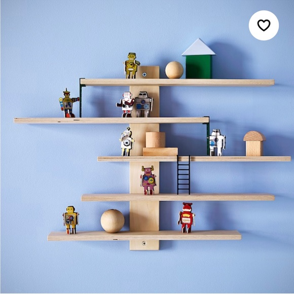 New!! LUSTIGT Wall shelf, 37x37 cm (14 5/8x14 5/8 ") - Picture 3 of 5